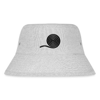 Escargot de réglisse - Bonbons - Réglisse - Bob recyclé Stanley/Stella - gris chiné - Devant