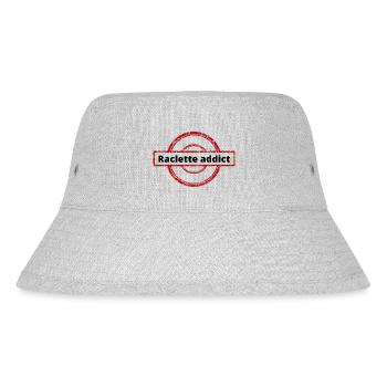 Raclette-Süchtiger - Stanley/Stella recycelter Bucket Hat - Grau meliert - Vorne
