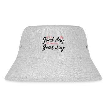 its a good day to have a good day - Stanley/Stella Recycled Bucket Hat - heather grey - Front