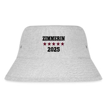 Zimmerin Beruf Zimmerei Zimmermann Azubi in 2025 - Stanley/Stella recycelter Bucket Hat - Grau meliert - Vorne