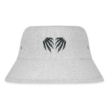 krallen 2 - Stanley/Stella recycelter Bucket Hat - Grau meliert - Vorne