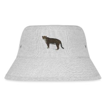 Jaguar Stare - Stanley/Stella Recycled Bucket Hat - heather grey - Front