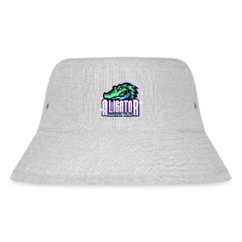 Alligator Digital Art - Stanley/Stella Recycled Bucket Hat - heather grey - Front