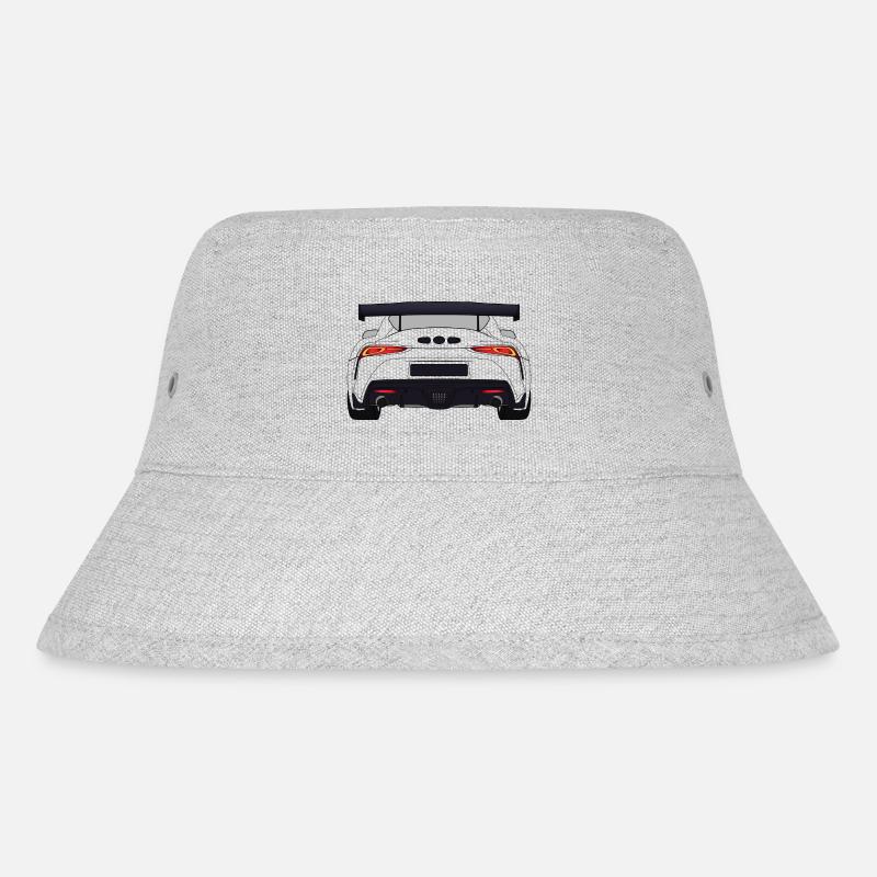 Supra Outlines - Stanley/Stella recycelter Bucket Hat - Grau meliert