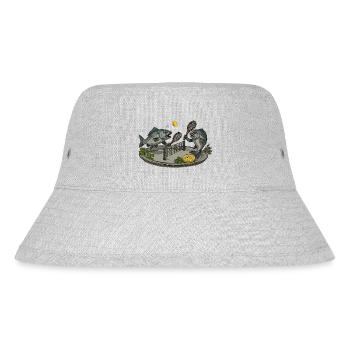 Fish Tennis Table - Stanley/Stella Recycled Bucket Hat - heather grey - Front