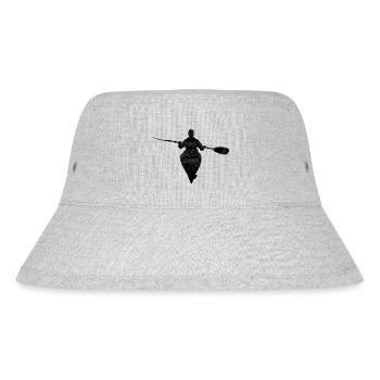 Kajak-frontal-schwarz - Stanley/Stella Recycled Bucket Hat - heather grey - Front
