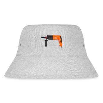 drilling machine - Stanley/Stella Recycled Bucket Hat - heather grey - Front