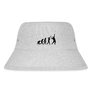 Tennis Evolution - Stanley/Stella recycelter Bucket Hat - Grau meliert - Vorne