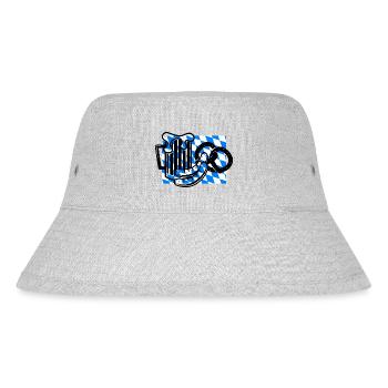 Bayerische Brotzeit - Bayern - Stanley/Stella recycelter Bucket Hat - Grau meliert - Vorne