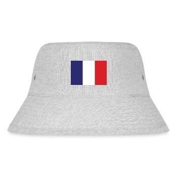 Drapeau de la France - Bob recyclé Stanley/Stella - gris chiné - Devant