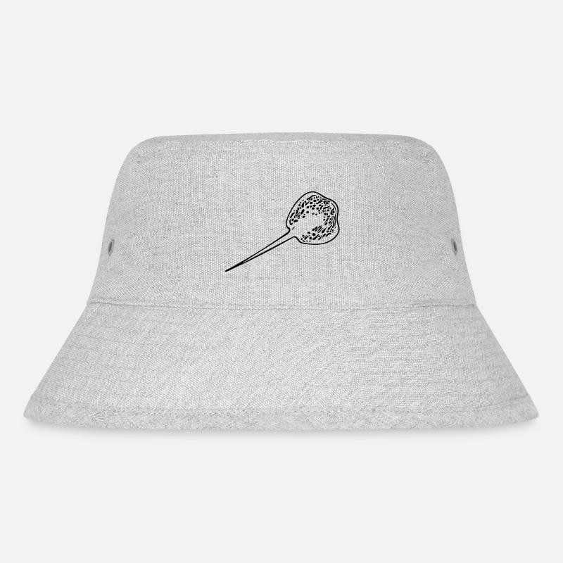 Blaupunkt Rochen - Stanley/Stella recycelter Bucket Hat - Grau meliert