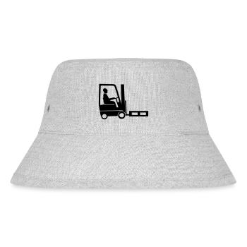 staplerfahrer - Stanley/Stella recycelter Bucket Hat - Grau meliert - Vorne