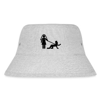 Wedding - Stanley/Stella Recycled Bucket Hat - heather grey - Front