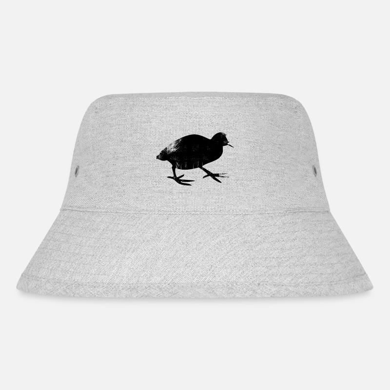 Wachtel Teich - Stanley/Stella recycelter Bucket Hat - Grau meliert