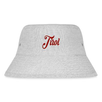 Tirol - Stanley/Stella recycelter Bucket Hat - Grau meliert - Vorne