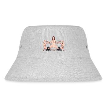 Yoga Erotik nackte Frauen nackt Yoga Yogi - Stanley/Stella recycelter Bucket Hat - Grau meliert - Vorne