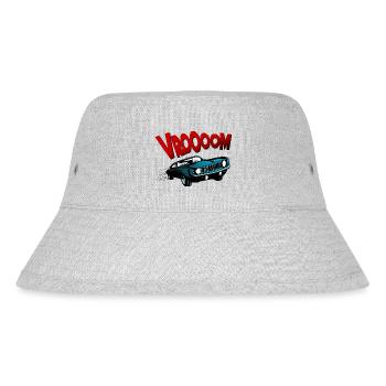 Muscle-Car - Stanley/Stella recycelter Bucket Hat - Grau meliert - Vorne
