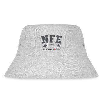 NFE (No F*ckin ́ Excuses) - Make your Workout - Stanley/Stella Recycled Bucket Hat - heather grey - Front