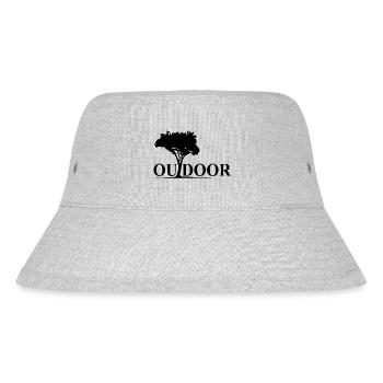 Adventure Travel Hiking Mountain - Stanley/Stella recycelter Bucket Hat - Grau meliert - Vorne