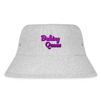 Baking Queen - Stanley/Stella recycelter Bucket Hat - Grau meliert - Vorne