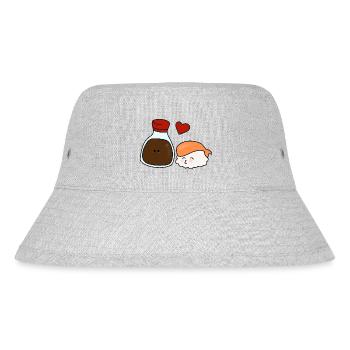 Love sushi - Stanley/Stella Recycled Bucket Hat - heather grey - Front
