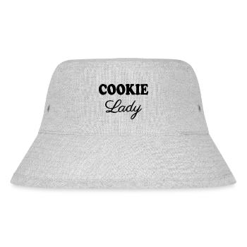 Cookie Lady - Stanley/Stella recycelter Bucket Hat - Grau meliert - Vorne