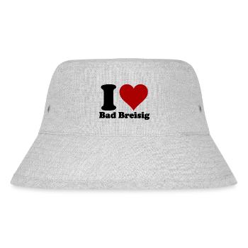 I Love Bad Breisig - Stanley/Stella recycelter Bucket Hat - Grau meliert - Vorne