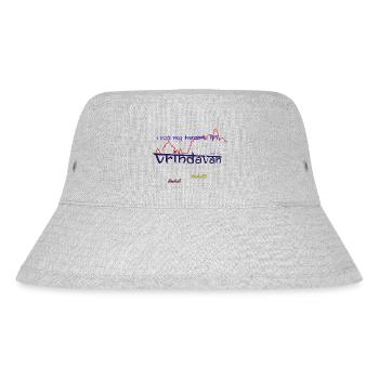 i lost my heart in vrindavan - Stanley/Stella recycelter Bucket Hat - Grau meliert - Vorne