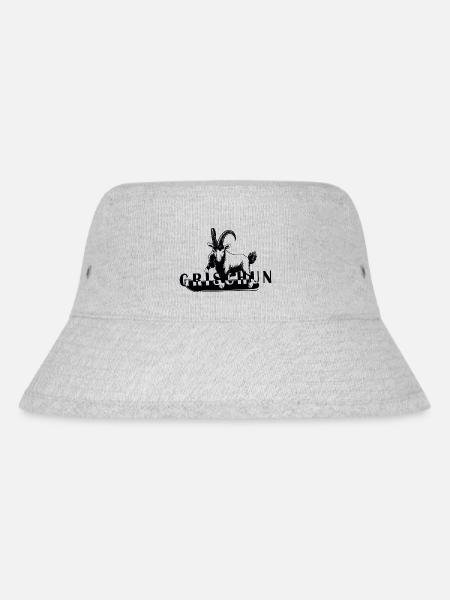 Grischun Steinbock Snowboard - Stanley/Stella recycelter Bucket Hat - Grau meliert