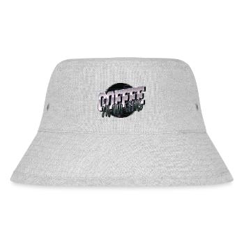 milk present awesome drinking funny sayings tired - Stanley/Stella recycelter Bucket Hat - Grau meliert - Vorne