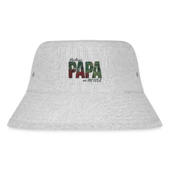 Meilleur PAPA au Monde fête des pères homme Noël - Bob recyclé Stanley/Stella - gris chiné - Devant