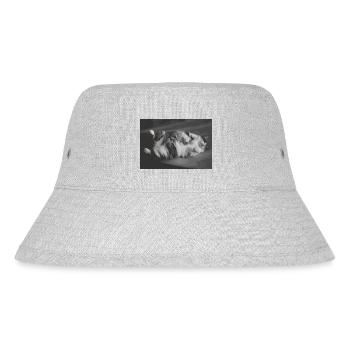Official Sleep Shirt Cat Pajamas Cat Mom - Stanley/Stella Recycled Bucket Hat - heather grey - Front