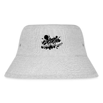 "Cool Baby" Lustiger Spruch ideal als Geschenk - Stanley/Stella recycelter Bucket Hat - Grau meliert - Vorne