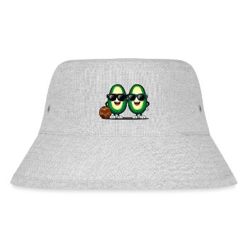 Team Avocado United : Cheerful fruit in rhythm - Stanley/Stella Recycled Bucket Hat - heather grey - Front