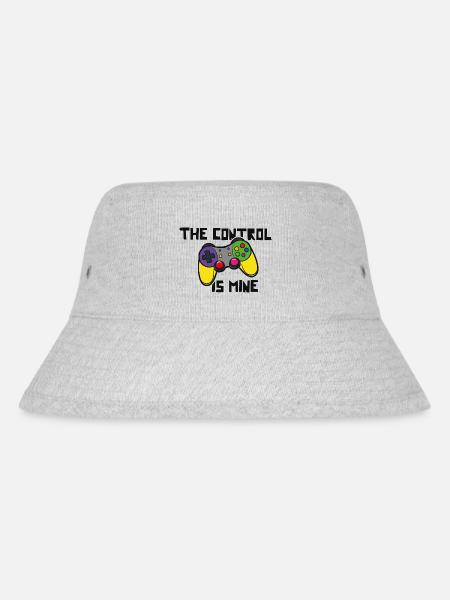 The control is mine - Stanley/Stella recycelter Bucket Hat - Grau meliert