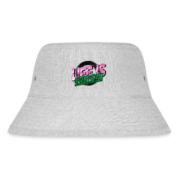 happy golfgirls birthday present idea funny quote - Stanley/Stella Recycled Bucket Hat - heather grey - Front