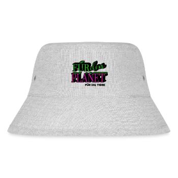geek geschenk gesundheit geburtstagsgeschenk - Stanley/Stella recycelter Bucket Hat - Grau meliert - Vorne