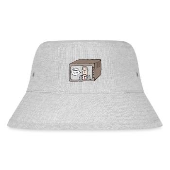 Bon Jour - Stanley/Stella recycelter Bucket Hat - Grau meliert - Vorne