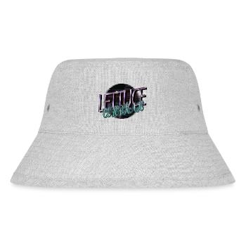 under the tree present idea funny sayings - Stanley/Stella Recycled Bucket Hat - heather grey - Front