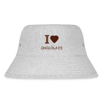 J’adore le chocolat - Bob recyclé Stanley/Stella - gris chiné - Devant