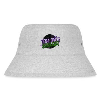 geschenk bullterrier haustier cool spaß chihuahua - Stanley/Stella recycelter Bucket Hat - Grau meliert - Vorne