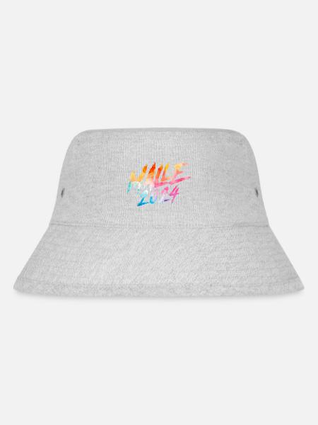 Malle 2024 Bunt Mallorca - Stanley/Stella recycelter Bucket Hat - Grau meliert