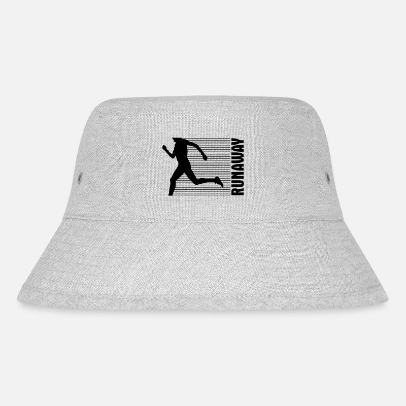 Runaway - Stanley/Stella recycelter Bucket Hat - Grau meliert