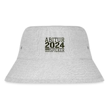 abitur Abi - Stanley/Stella recycelter Bucket Hat - Grau meliert - Vorne