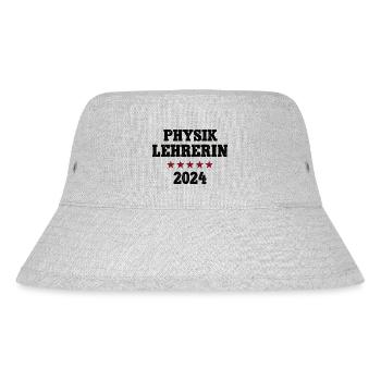 Physiklehrerin 2024 Beruf Studium Lehramt Physik - Stanley/Stella recycelter Bucket Hat - Grau meliert - Vorne
