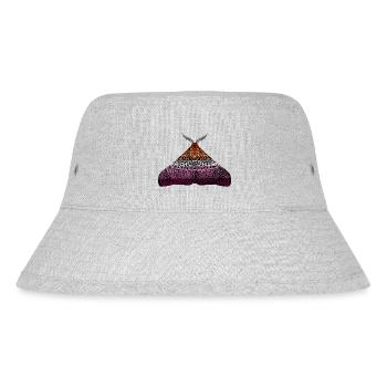 Lesbisch pride Motte - Stanley/Stella recycelter Bucket Hat - Grau meliert - Vorne