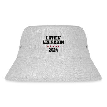 Lateinlehrerin 2024 Beruf Studium Lehramt Latein - Stanley/Stella recycelter Bucket Hat - Grau meliert - Vorne