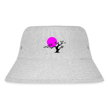 Japanese Tree - Stanley/Stella Recycled Bucket Hat - heather grey - Front