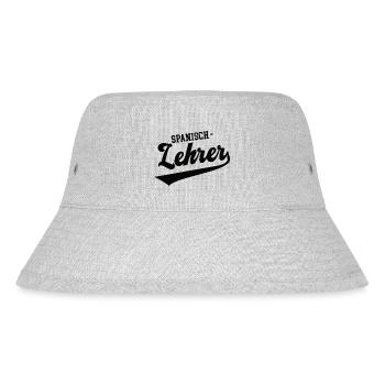 Spanisch Lehrer Schule Spanischlehrer Spanish - Stanley/Stella recycelter Bucket Hat - Grau meliert - Vorne