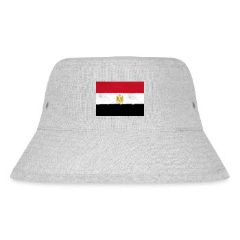 Drapeau de l’Égypte – Terre des Pharaons - Bob recyclé Stanley/Stella - gris chiné - Devant